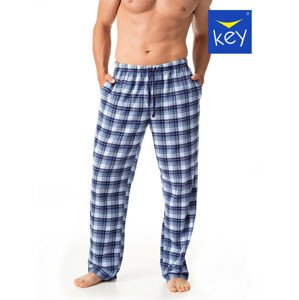 Pánské pyžamové kalhoty Key MHT 426 B23 M-2XL modrá XL