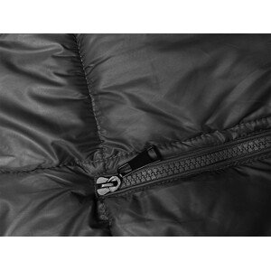 Jednoduchá černá dámská vesta s kapucí (YP-22072-1) černá S (36)