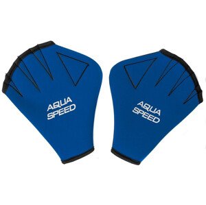 AQUA SPEED Plavecké rukavice Plavecká námořnická modrá M