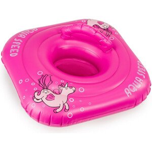 AQUA SPEED Sedátko na plavání Kiddie Unicorn Pink 1-15 kg