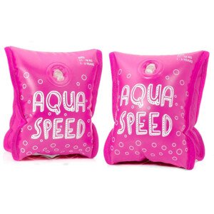 AQUA SPEED Plavecké rukávy Aqua Premium Pink Pattern 03 1-18 kg