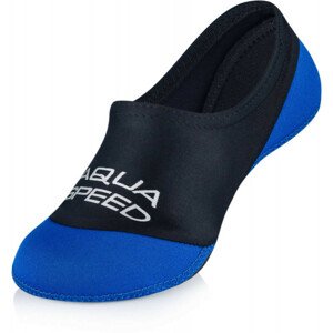 AQUA SPEED Ponožky na plavání Neo Black/Navy Blue Pattern 11 26-27