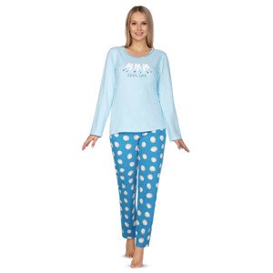 Dámské pyžamo 637 Modrá XL