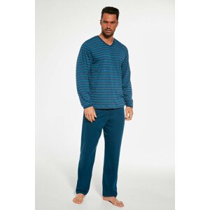 Pánské pyžamo VARIOUS 139 J/Z 2023 BIG Námořní 4XL
