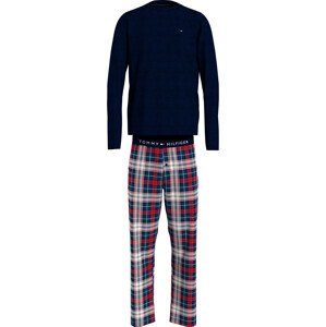 Pánské pyžamo LS PANT WOVEN SET PRINT UM0UM0289105J - Tommy Hilfiger XL