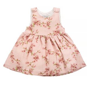 Pinokio Letní náladové šaty Pink Flowers 74