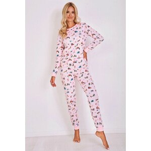 Dámské pyžamo 2836 Laura - TARO růžová XL