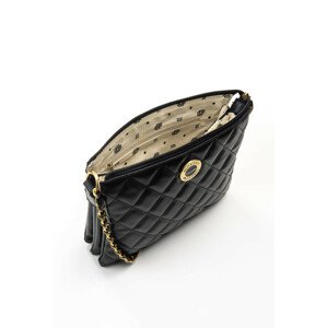 Monnari Bags Lakovaná dámská kabelka se vzorem černá OS
