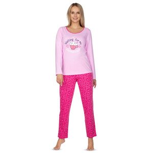 Dámské pyžamo 651 růžová L