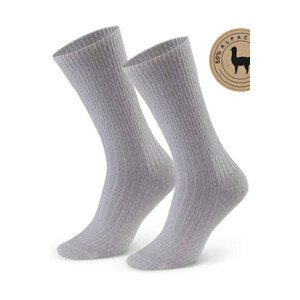 Dámské ponožky ALPACA 50% 044 světle šedá 35-37