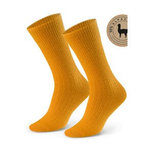 Dámské ponožky ALPACA 50% 044 Žlutá 35-37