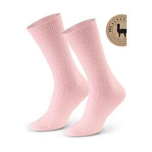 Dámské ponožky ALPACA 50% 044 světle růžová 35-37