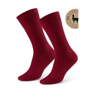 Dámské ponožky ALPACA 50% 044 kaštanové 35-37