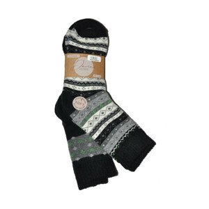 Dámské ponožky WiK 37809 Damen Socken A'2 35-42 černo-černá 35-38