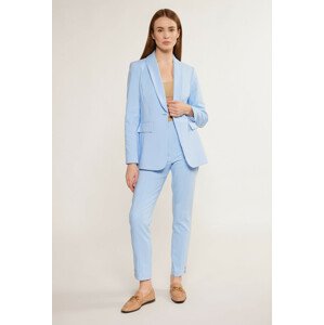 Monnari Kalhoty Elegantní dámské kalhoty Modrá barva 42