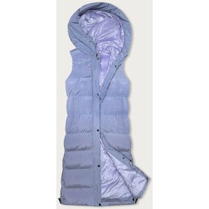 Hrubší dámská vesta ve vřesové barvě (23-008) odcienie fioletu L (40)
