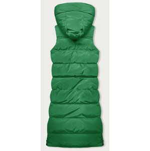Hrubší zelená dámská vesta (23-008) odcienie zieleni L (40)