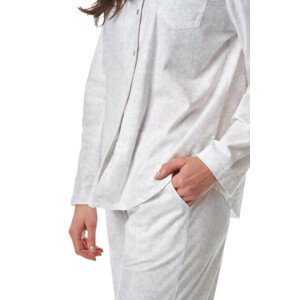 Dámské pyžamo LNS 818 B23 bílá a šedá S