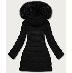 Černá péřová dámská zimní bunda (16M9061-392) černá S (36)