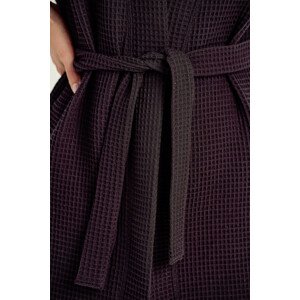 Dámský přehoz přes oblečení/kimono 3056 WAFEL černá L