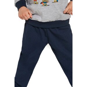Chlapecké pyžamo 477/146 Fireman - CORNETTE šedá 128