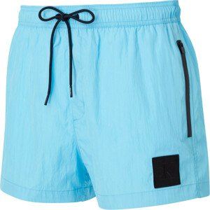 Pánské plavky Short Drawstring Swim Shorts CK Nylon KM0KM00868CU8 modrá - Calvin Klein XL