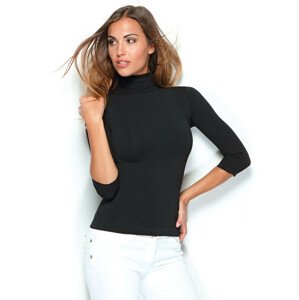 Triko dámské bezešvé T-shirt Siviglia Intimidea Barva: Černá, velikost L/XL