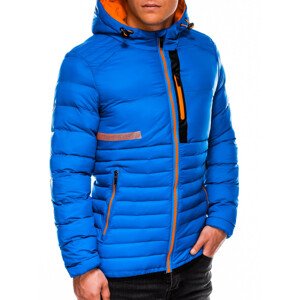 Pánská bunda Ombre Jacket C372 Modrá Velikost: L