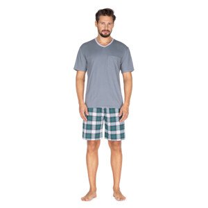 Pánské pyžamo 437 zelená XL