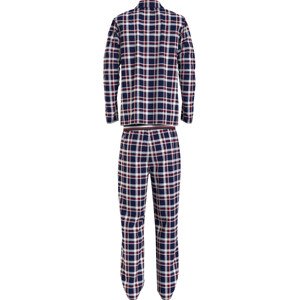Pánské pyžamo Close to Body LS WOVEN PYJ SET UM0UM030660MT - Tommy Hilfiger XL