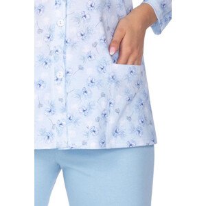 Dámské pyžamo 644 blue - REGINA světle modrá XL