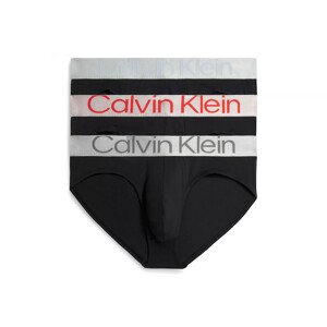 Pánské spodní prádlo HIP BRIEF 3PK 000NB3129AGTB - Calvin Klein XXL