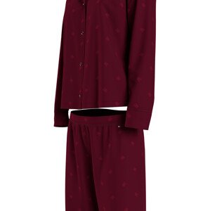Dámské pyžamo LONG SLEEVE SATIN PYJ SET UW0UW048300KV - Tommy Hilfiger XL