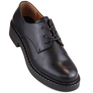 Černé šněrovací boty Sergio Leone W SK416A 38