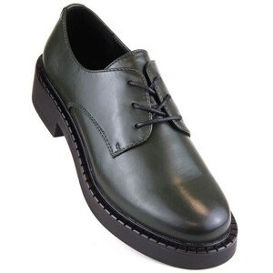 Zelené šněrovací boty Sergio Leone W SK416B 38
