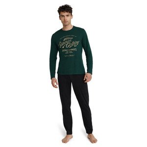 Pánské pyžamo Impress tmavě zelené zelená XL