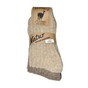 Pánské ponožky WiK 21901 Alpaka Wolle A'2 melanžově šedá 39-42