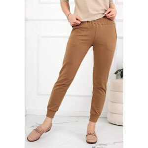 Dámské teplákové kalhoty OFF PINK Barva: bronz, Velikost: XL