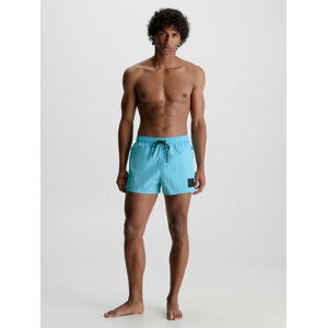 Pánské plavky Short Drawstring Swim Shorts CK Nylon KM0KM00868CU8 modrá - Calvin Klein S