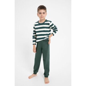 Chlapecké pyžamo Blake  zeleno-bílé zelená 92