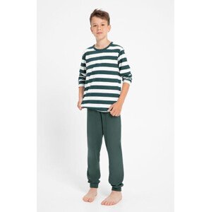 Chlapecké pyžamo Blake zeleno-bílé pro starší zelená 146
