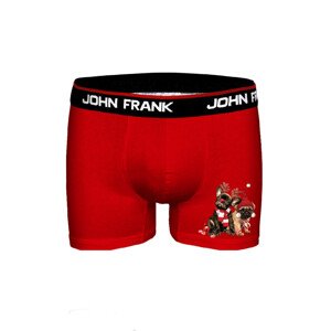 Pánské boxerky John Frank JFBD40-CH-FRIENDS Červená L