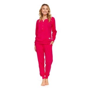 Dámské pyžamo 4349 - Doctornap tmavě růžová XL