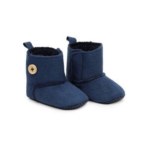 Yoclub Dětské chlapecké boty OBO-0016C-6100 Navy Blue 0-6 měsíců