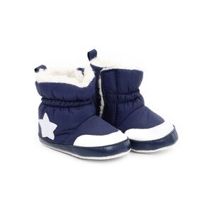 Yoclub Dětské chlapecké boty OBO-0017C-1900 Navy Blue 0-6 měsíců