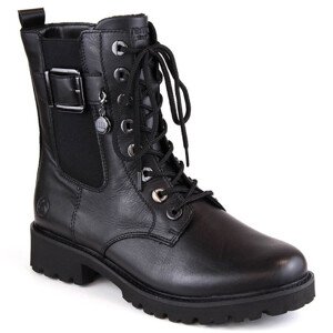 Kožené pohodlné zateplené boty Remonte W RKR618 black 37