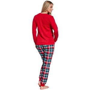 Dámské pyžamo 671/348 Snowman - CORNETTE Červená L