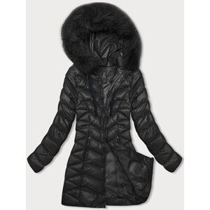 Černá dámská zimní bunda (5M3139-392) odcienie czerni L (40)