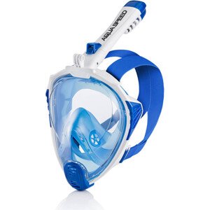 Potápěčská maska AQUA SPEED s plnou tváří Drift White/Blue Pattern 51 S/M