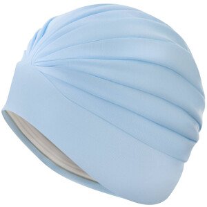 AQUA SPEED Plavecká čepice Turban Světle modrý vzor 02 28 cm x 20 cm